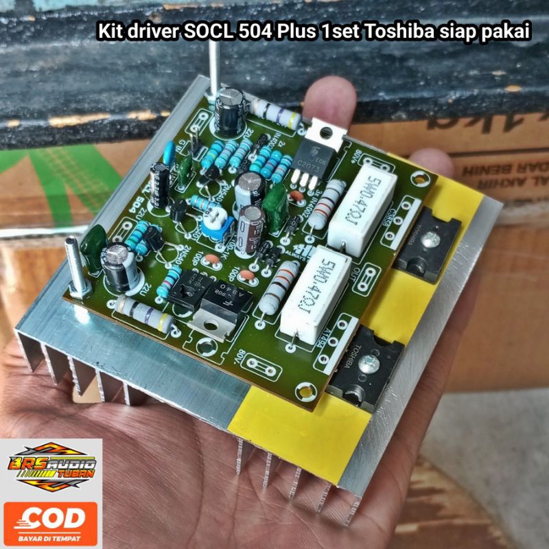 Kit Driver SOCL 504 Plus 1 set TOSHIBA SIAP PAKAI