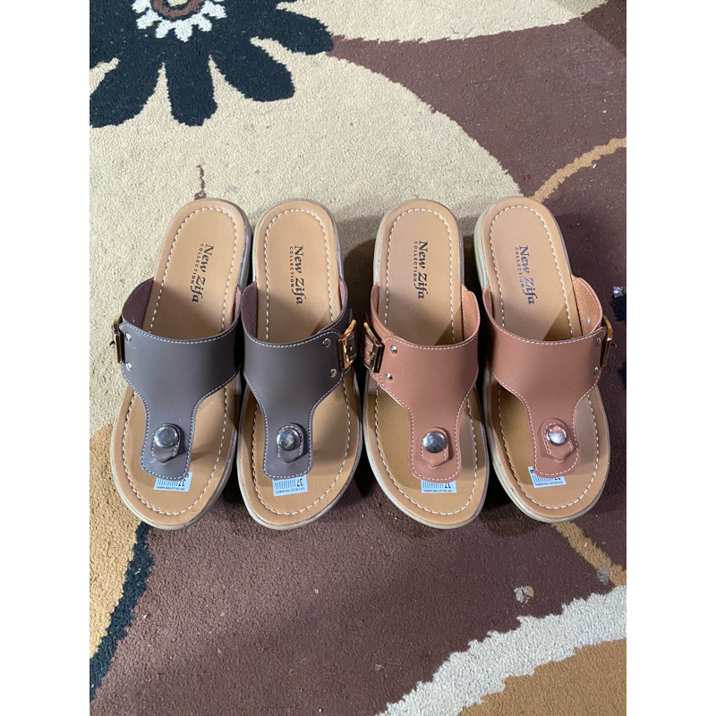 sendal jepit wanita kekinian/sendal wanita lebaran/sendal jepit laris