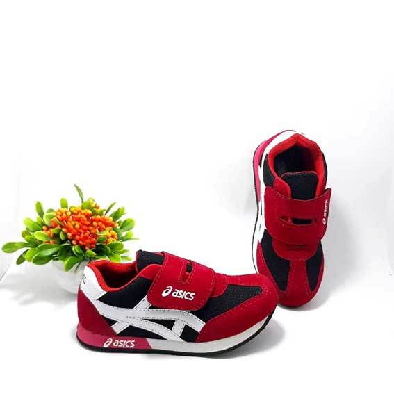 ASICS Sepatu Anak Merah Putih Sepatu Anak Laki Laki 2 Tahun Sneakers Terbaru Keren 2025