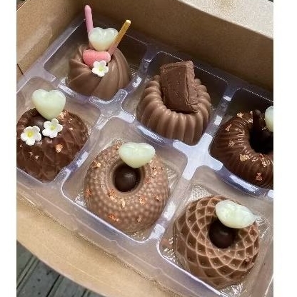 

Hampers mini puding,hampers,pudingcoklat