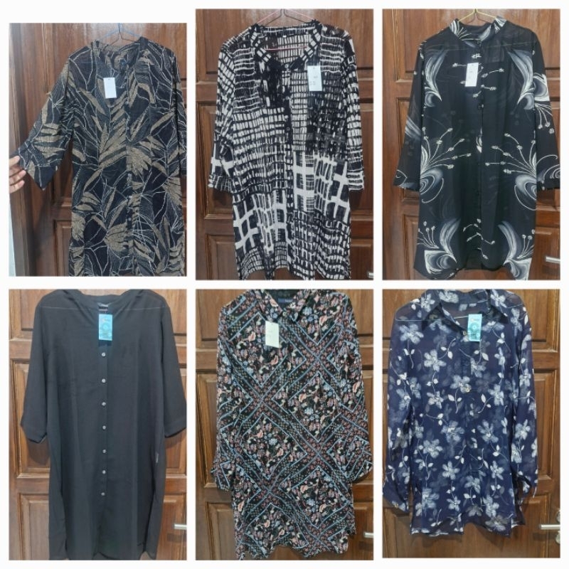 Blouse/Atasan sifon dan tile