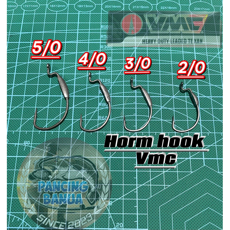 HOOK VMC 7317LD 2 X STRONG WIDE CAP / PC