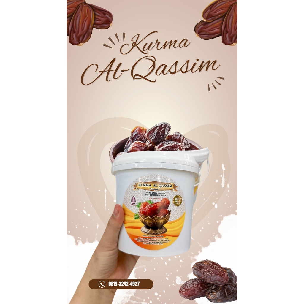 

paket 2 ember kurma al qashim termurah