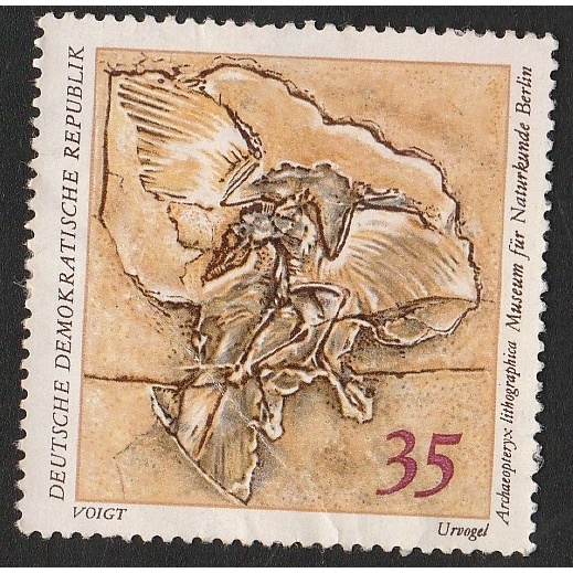 

a 11880 SATU BUAH PRANGKO JERMAN TEMA ARCHAEOPTERIX LITHOGRAPHICA DENGAN KONDISI BELUM ADA CAP