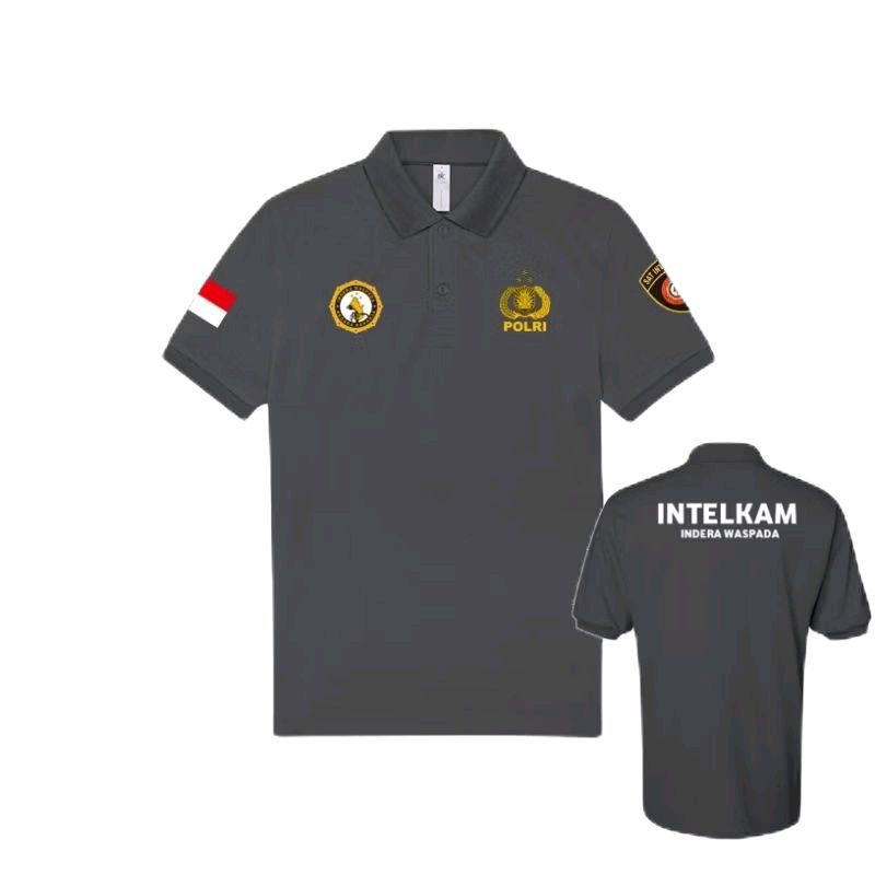 KAOS POLO BERKERAH POLRI INTELKAM INDERA WASPADA