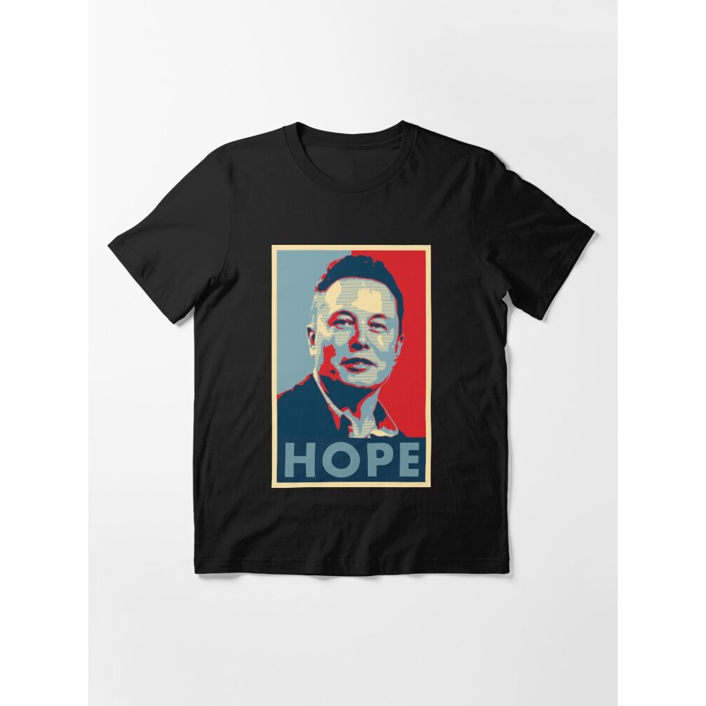 Kaos Elon Musk Hope Essential T-Shirt