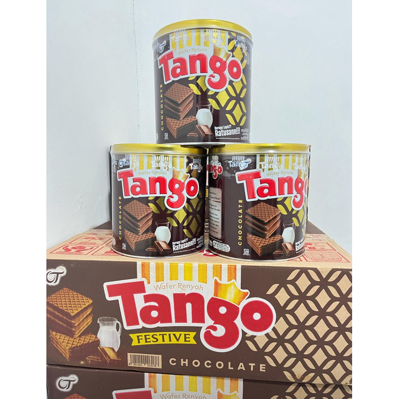 

[KARTONAN 6KALENG] WAFER TANGO KALENG JAJAN LEBARAN 270GR WAFFER TANGO