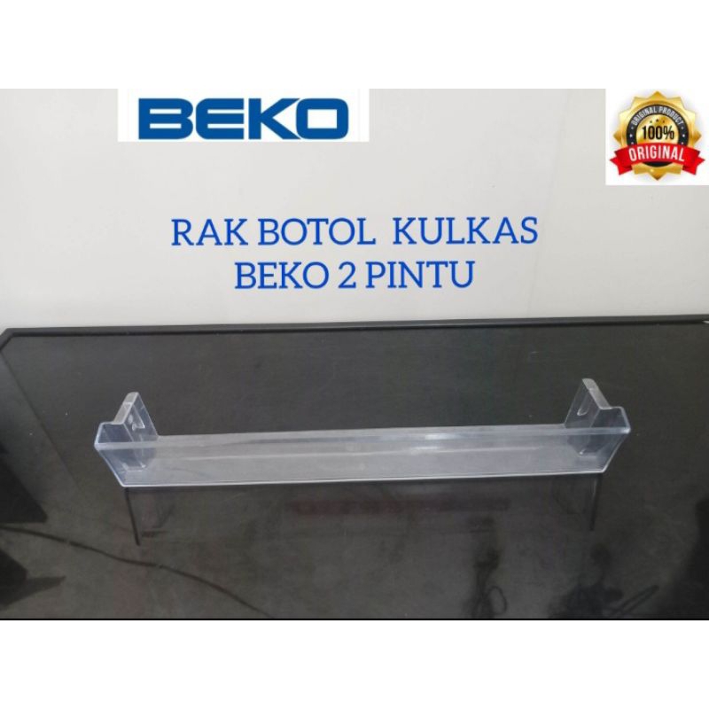 RAK BOTOL KULKAS BEKO 2 PINTU.SECOND ORIGINAL