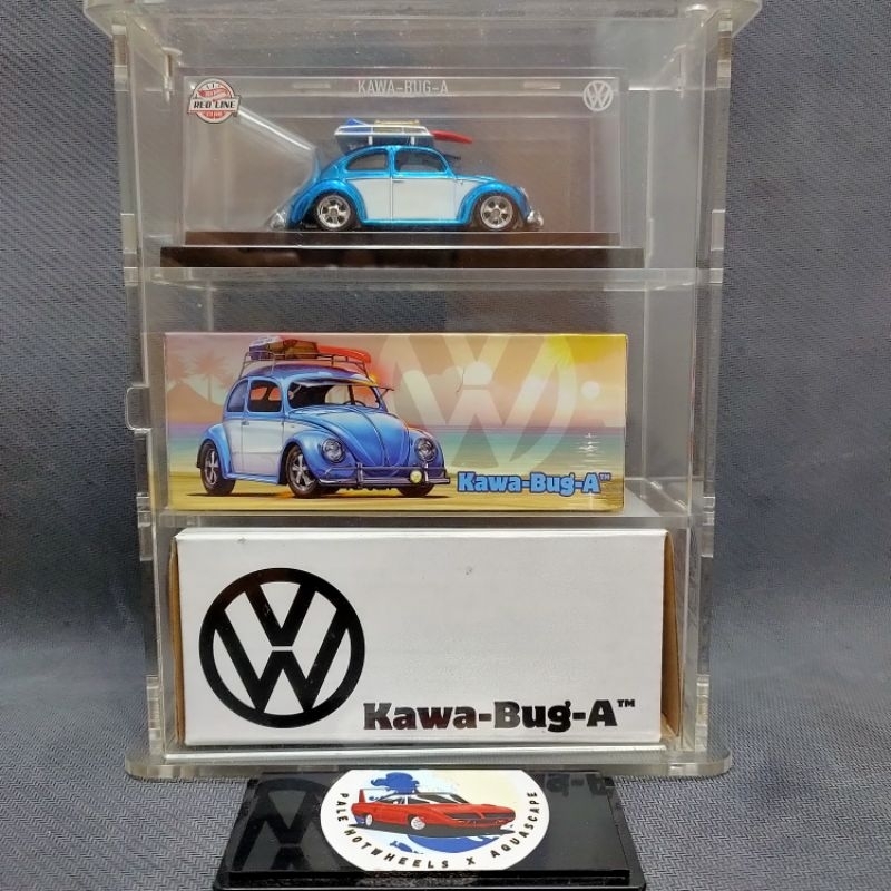 HOTWHEELS RED LINE CLUB (RLC) VW KAWA BUG  A BLUE/BIRU HOLO 6.321/30.000