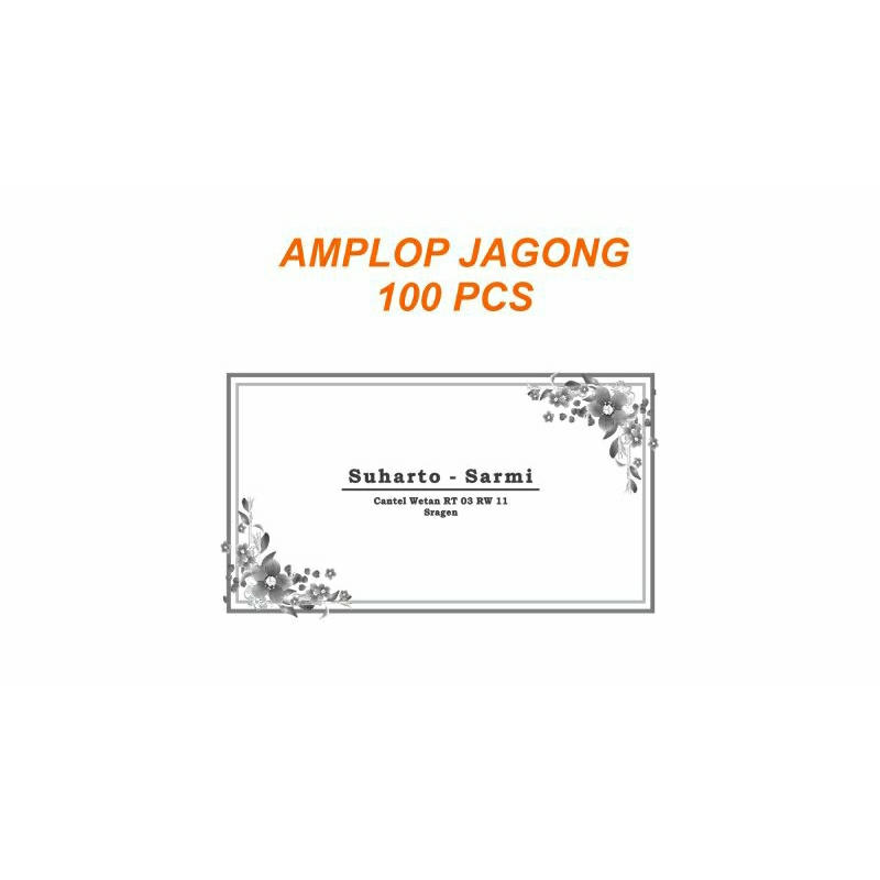 

Amplop Kondangan / Jagong Custom Murah