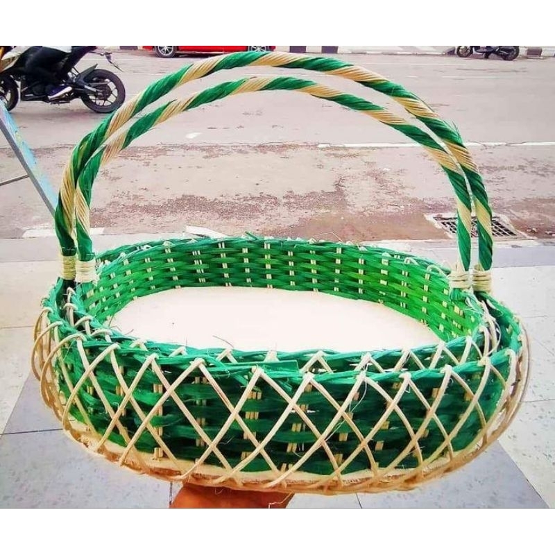 keranjang parcel buah 1 set isi 2 pcs model nanasan