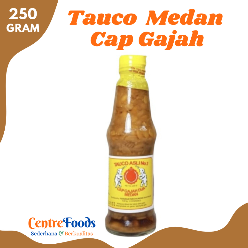 

TAUCO ASLI Medan - Tauco Asli Cap Gajah Dua Medan | Size 250gr [ Harga Per BTL ]