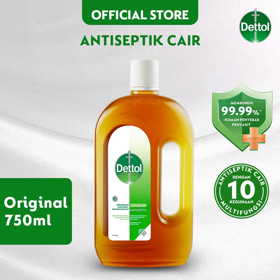 DETTOL Antiseptik Dettol / Cairan Antiseptik Dettol / Dettol Cair - 750 ml