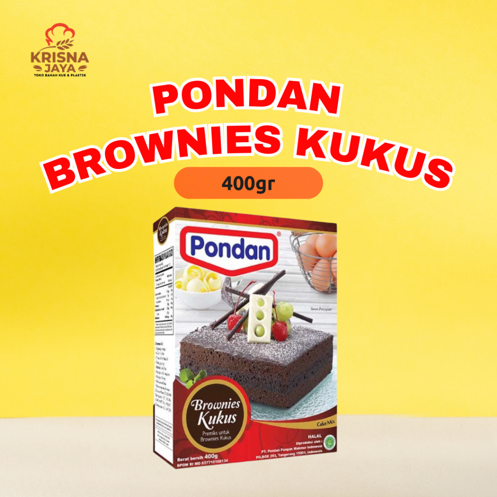 

Pondan Premiks Brownies Kukus 400gr