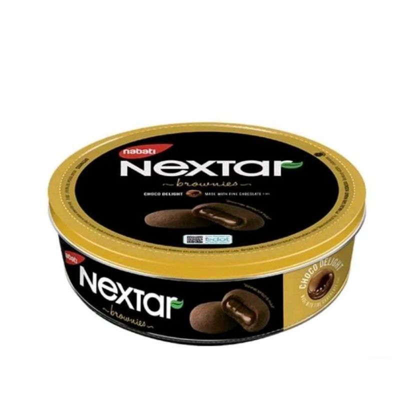 Nextar Nastar Cookies Brownies 1 Karton isi 12 Kaleng 160 g