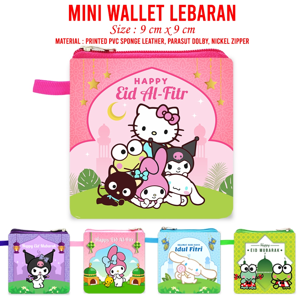 

Mini Wallet Lebaran Karakter Dompet Angpao Fitrah THR Idul Fitri Eid Mubarak