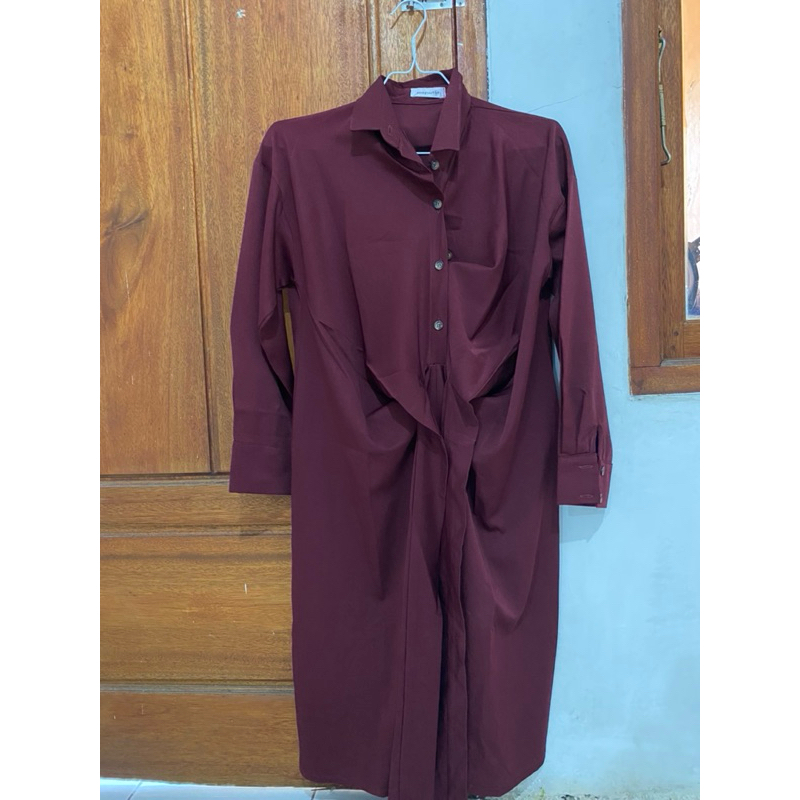 Tunik burgundy by mayoutfit