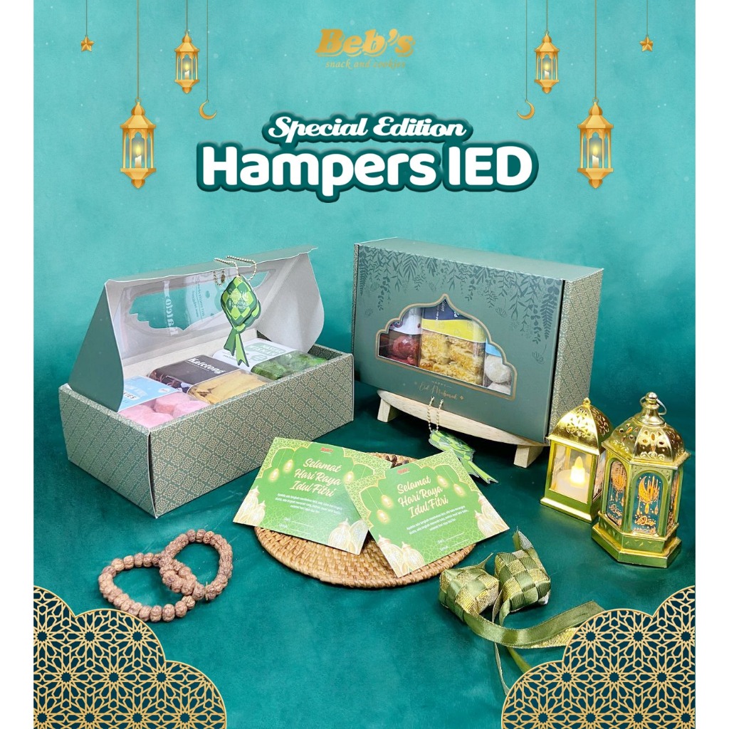 

Paket Cookies Hampers Spesial Lebaran Isi 3pcs | Paket Hampers Cantik Berkualitas | Gift Birthday Hari Raya Wedding Graduation