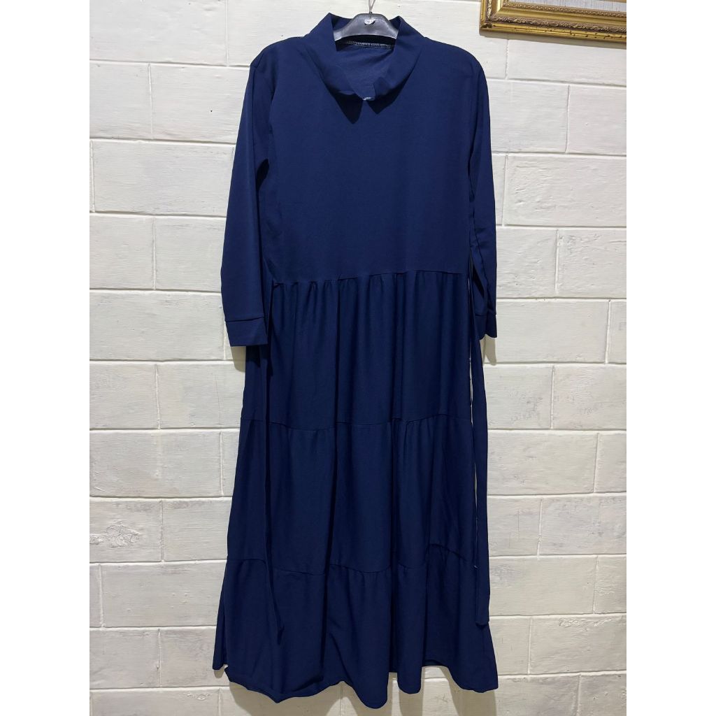 Gamis Biru Dongker Navy Murah Meriah Sale Cuci Gudang Anak-Anak Dewasa