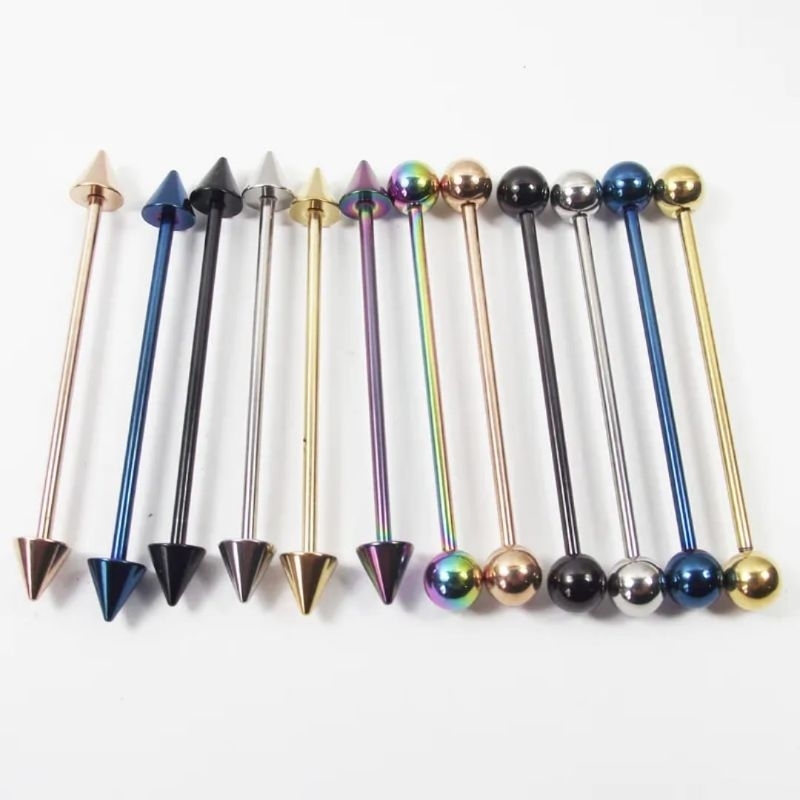 TINDIK INDUSTRIAL TITANIUM / BARBEL INDUSTRIAL TITANIUM / ANTING TELINGA / TINDIK TELINGA / TINDIK S