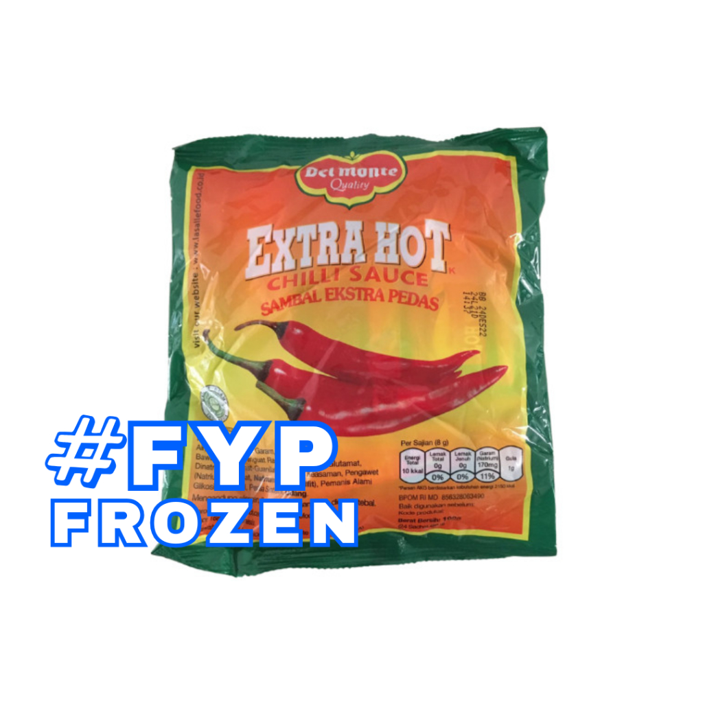 

DELMONTE EXTRA HOT SACHET 9GR X 24PCS / SAUS SAMBAL SACHET