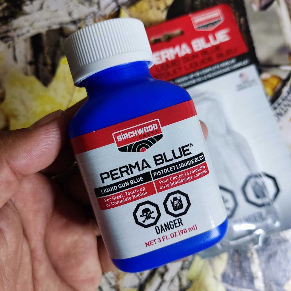 permablue bronir instan oles penghitam baja besi perma blue bronir birchwood