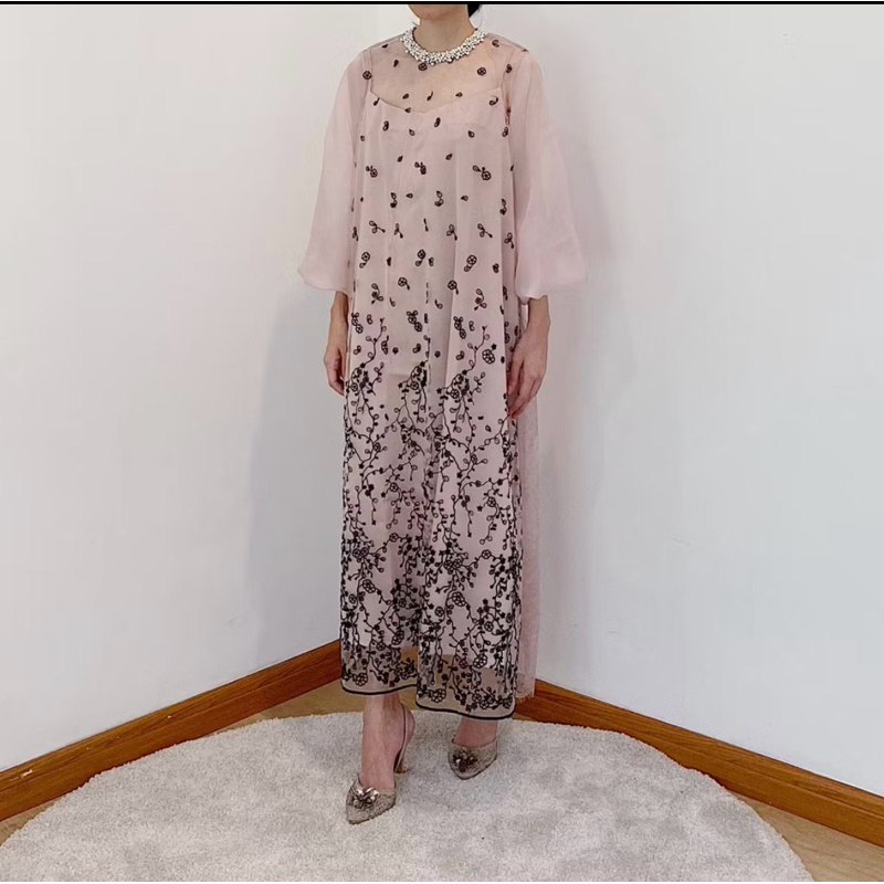 Kina atelier krissi dress pinkish nude preloved