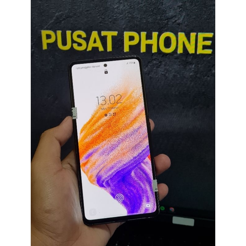 lcd samsung a53 5g minus kaca retak