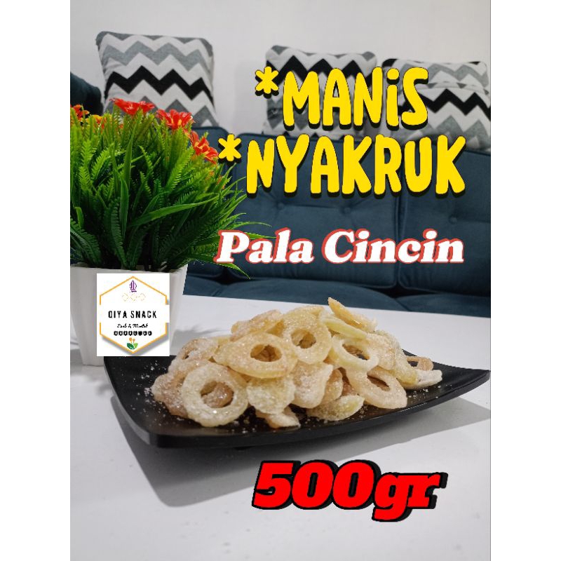 

Pala Cincin Kemasan 500gr Manisan Kering Tradisional Home Made