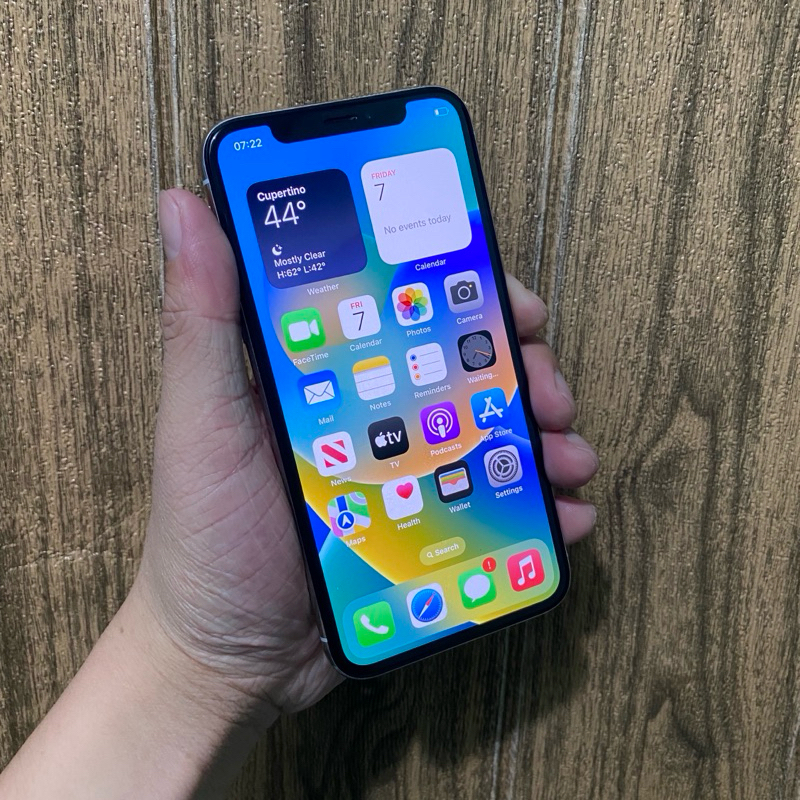 iphone x 64gb silver