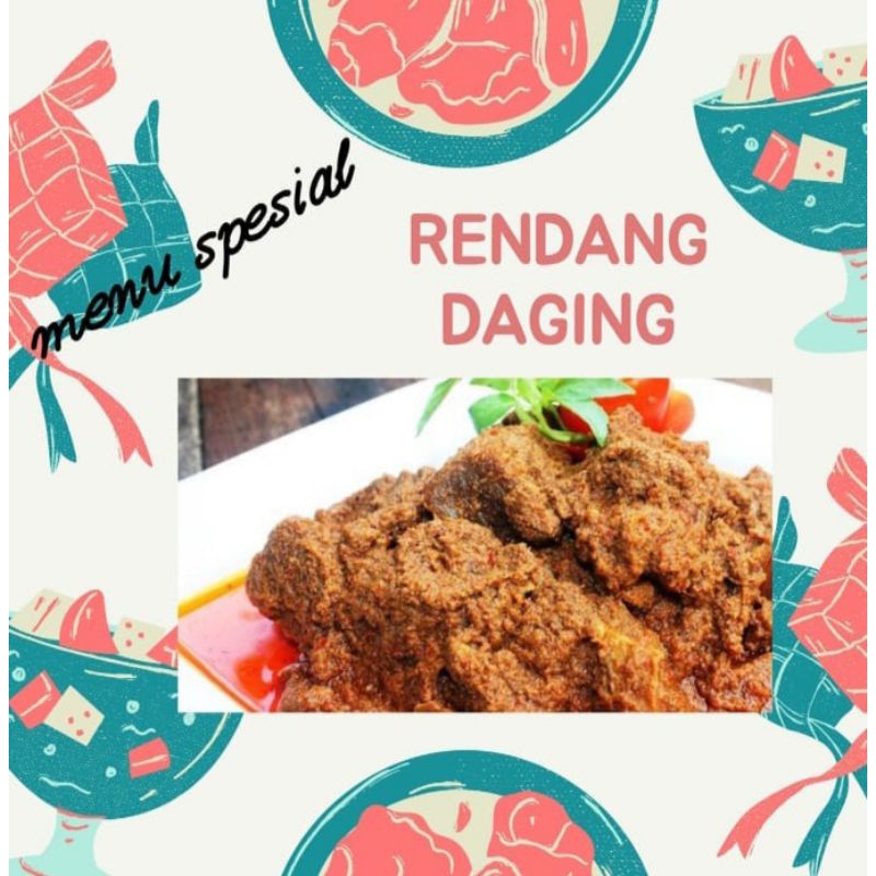 

rendang daging khas minang 1kg