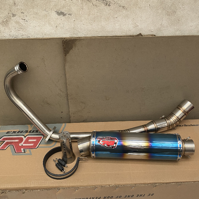 R9 Neo Mugello Knalpot Motor R9 Neo Mugello Mio CBR150 New Verza Blade Bajaj 150