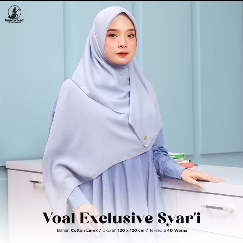 Umama polos Voal Exclusive Syar'i || 120x120cm