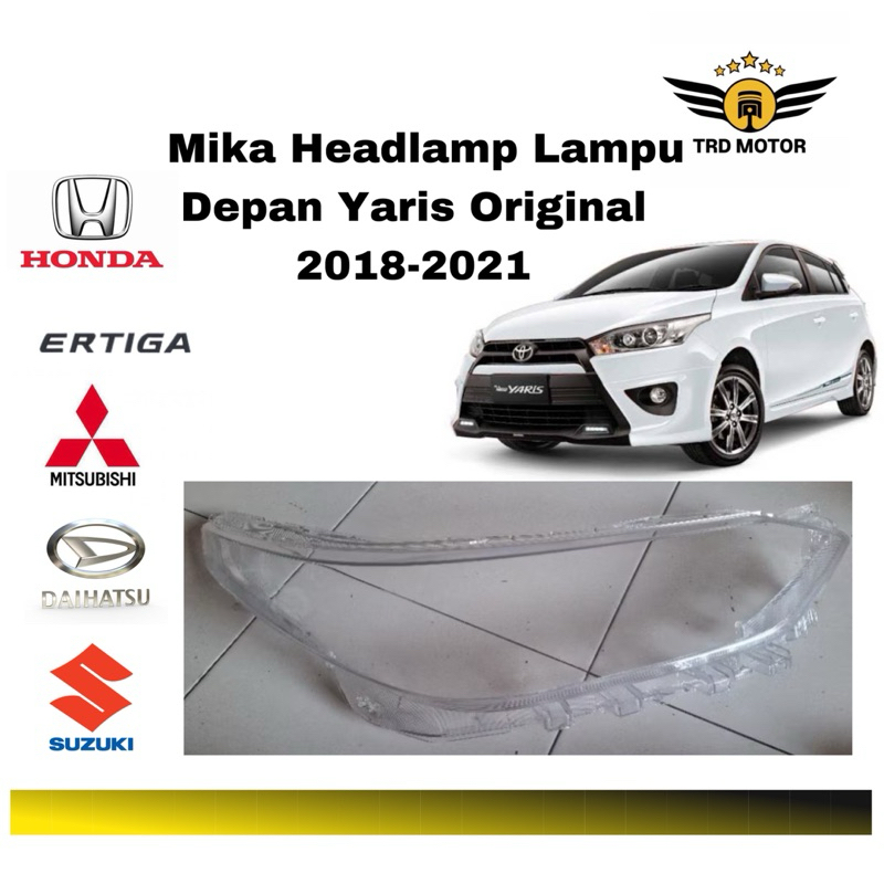 Mika Headlamp Lampu Depan Yaris Original 2018 2019 2020 2021 Mika Lampu depan Toyota Yaris Original