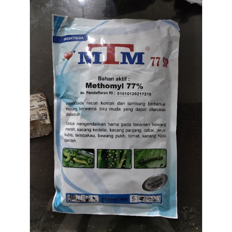 Obat Ulat Grayak Cabai dan Tanaman Lainnya| Insektisida MTM 77SP Ba: Metomil