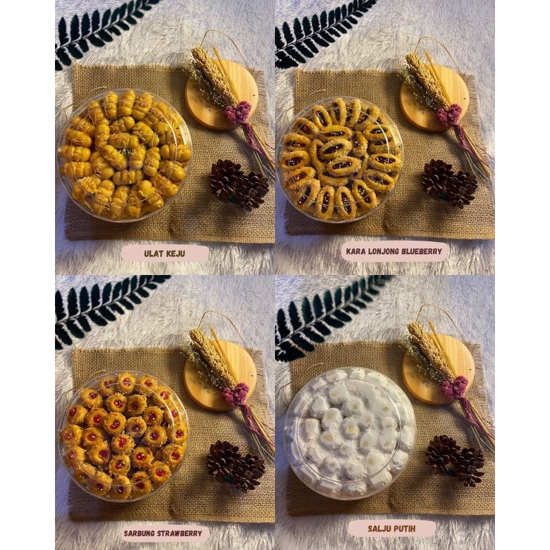 

Kue sarbung strawberry | kue lebaran varian rasa 500gram
