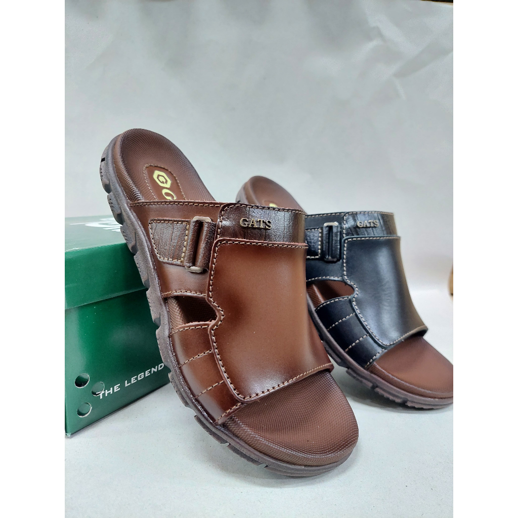 Sandal Pria GATS - LG 113 - Sandal Kulit Terbaru GATS - Sandal Kulit Pria