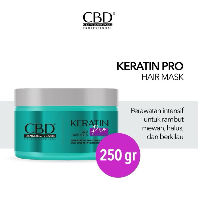 CBD Keratin Pro Daily Hair Mask 250gr[Exp.12.2025]