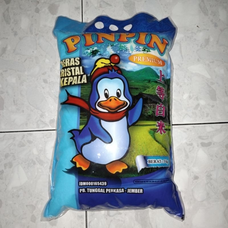 

Beras Pinpin kemasan 3 Kg