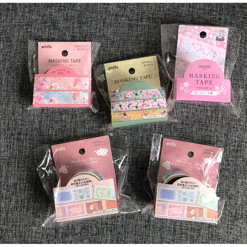 

masking tape selotip kertas decorasi sakura edition original japan