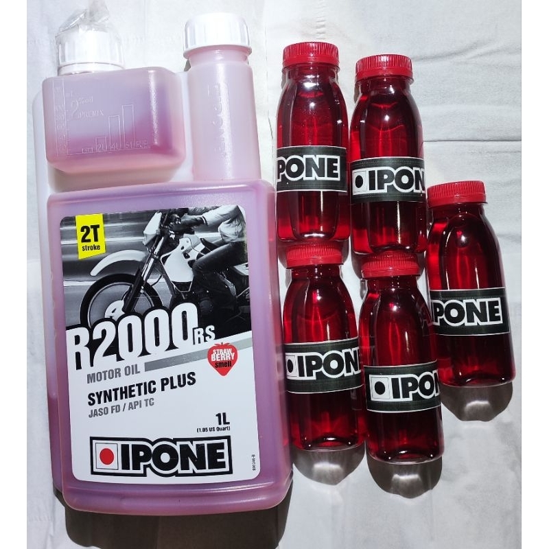Oli Samping Ipone R2000RS 2T 1 Liter Original Rx king Ninja