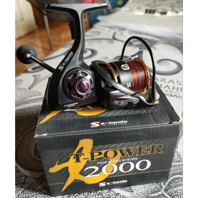 Reel Sabpolo T Power 2000 Dual Speed 10 Bearing