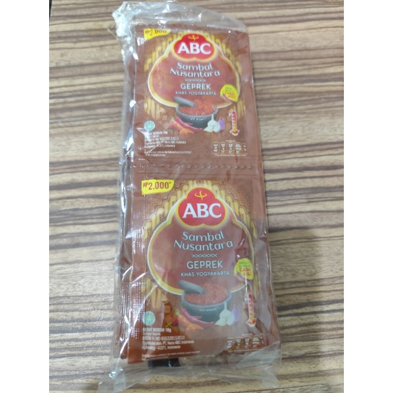 

Sambal ABC Geprek 1 renceng