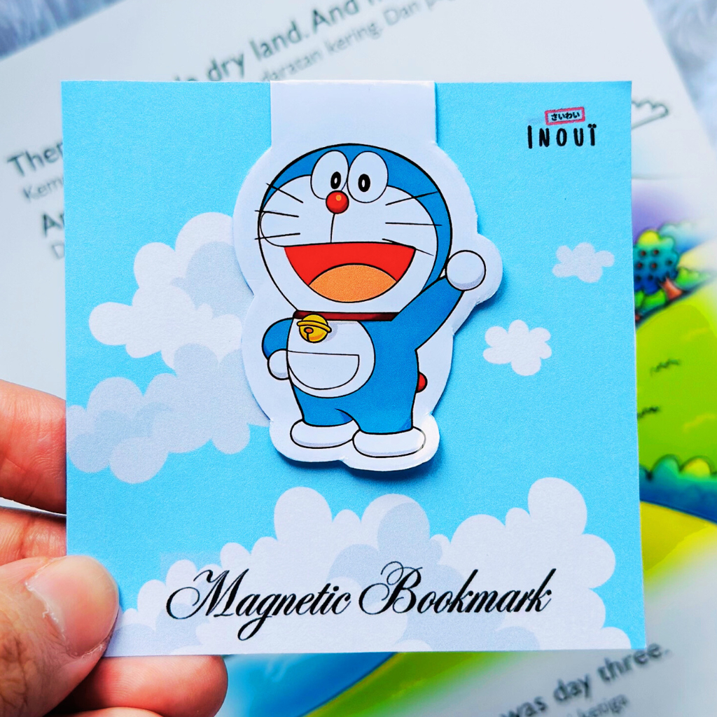 

Magnetic Bookmark Doraemon - Pembatas Buku Karakter Kartun Lucu Doraemon si Robot Kucing