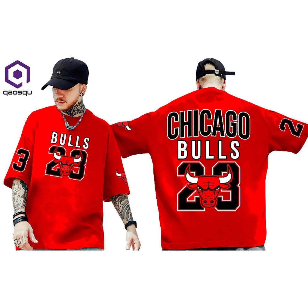 Baju Pria Model Chicago Bulls 23 Banteng -