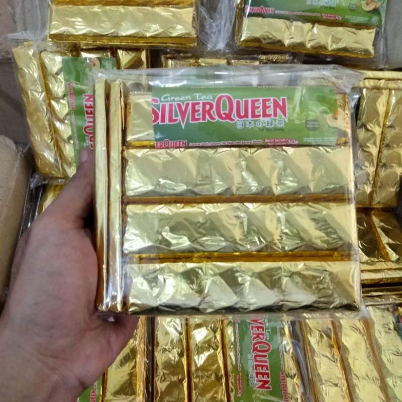 

eSQ utuh Cokelat/greentea Foil isi10 (Mede/Almond) + Freepack