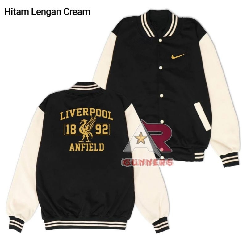 JAKET BASEBALL LIVERPOOL JAKET LIVERPOOL VARSITY