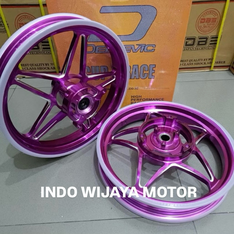 VELG DELKEVIC X1 AEROX 155 / NEW NMAX 155 / NMAX OLD RING 14 185 x 215 - DND RACING 2024 2023 2022 2