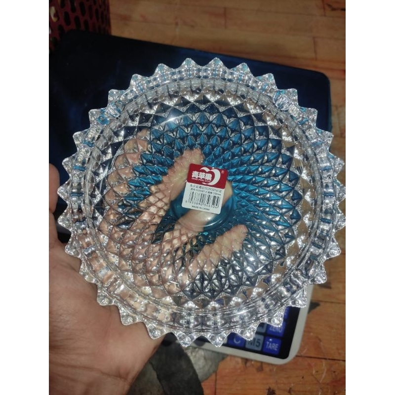 ASBAK KACA ASHTRAY IMPORT (TEMPAT ABU ROKOK) // ASBAK MOTIF ASBAK MURAH 170MM