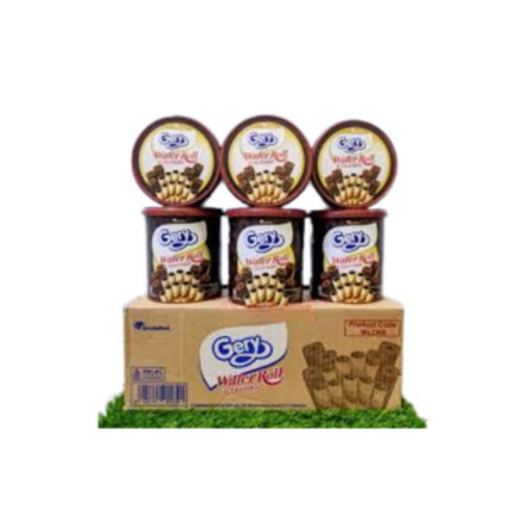 

[1 DUS ISI 6] GERY WAFER STICK ROLL & EKSTRUDAT TOPLES 350g